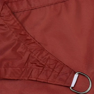 Toldo Vela Triangular Granate