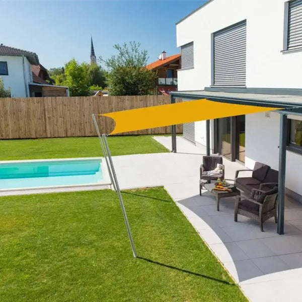 Toldo Vela Cuadrado Amarillo Azafran