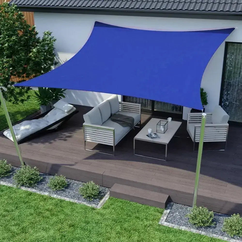 Toldo Vela Cuadrado Azul