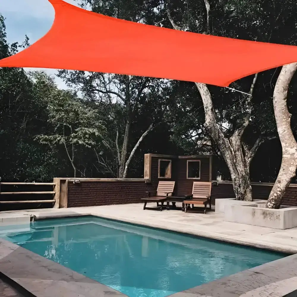 Toldo Vela Rectangular Naranja
