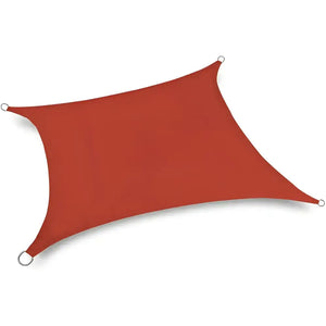 Toldo Vela Rectangular Rojo
