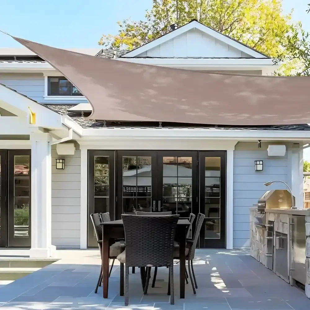 Toldo Vela Rectangular Topo