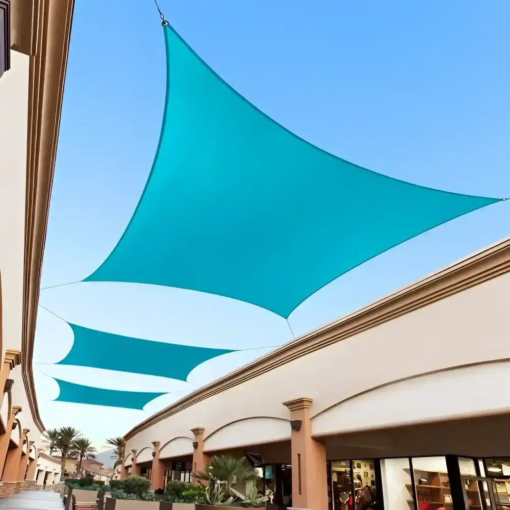 Toldo Vela Cuadrado Turquesa