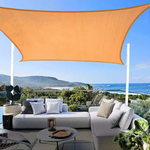 Toldo Vela Cuadrado Amarillo Azafran