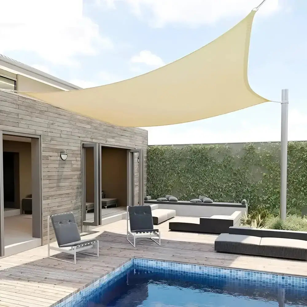 Toldo Vela Cuadrado Beis