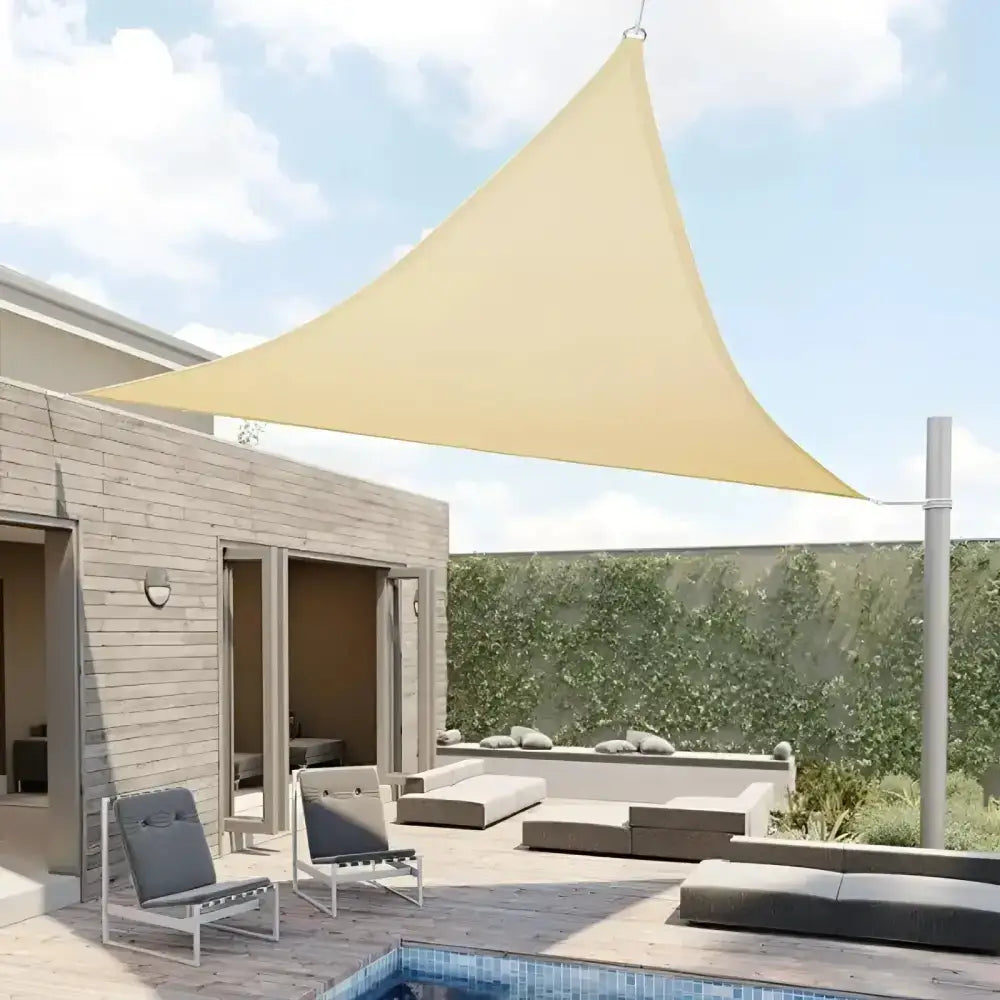 Toldo Vela Triangular Beis