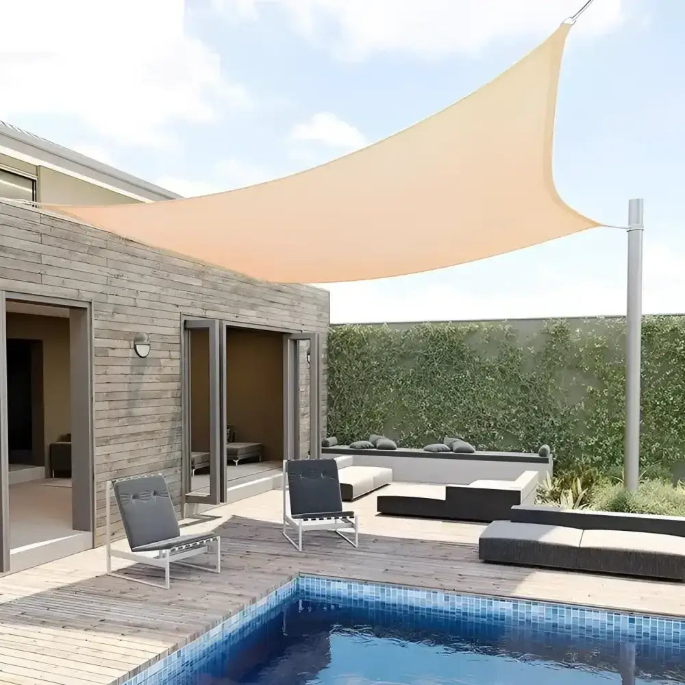 Toldo Vela Cuadrado Rosa Palo