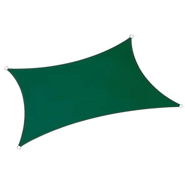 Toldo Vela Rectangular Verde Oscuro