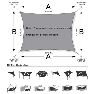 Toldo Vela Triangular Blanco