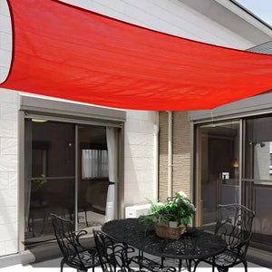 Toldo Vela Rectangular Rojo