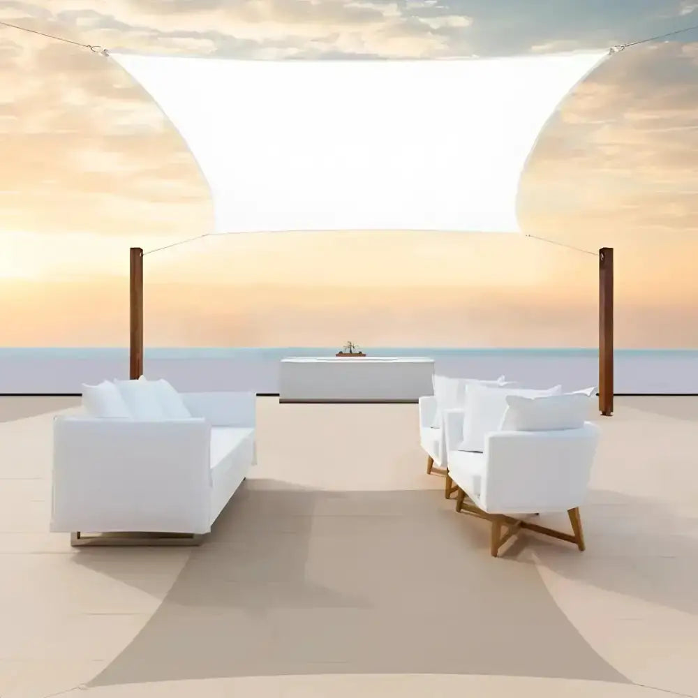 Toldo Vela Cuadrado Blanco
