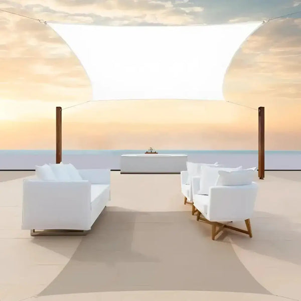 Toldo Vela Cuadrado Blanco