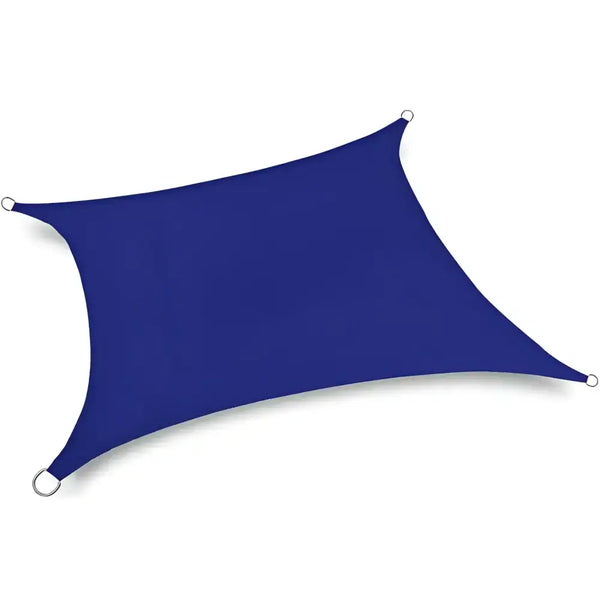 Toldo Vela Rectangular Azul